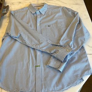 Size 45 Lacoste button down shirt